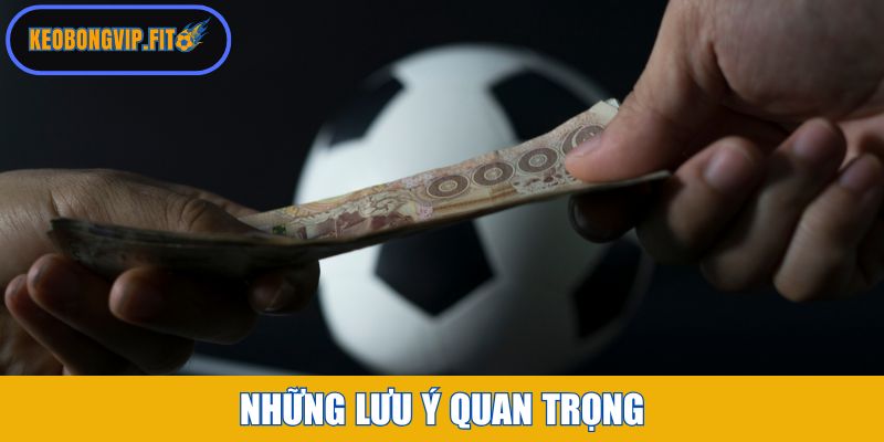 Những lưu ý quan trọng